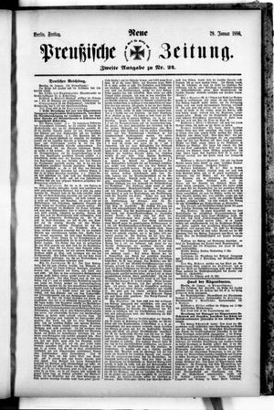 Neue preußische Zeitung vom 29.01.1886