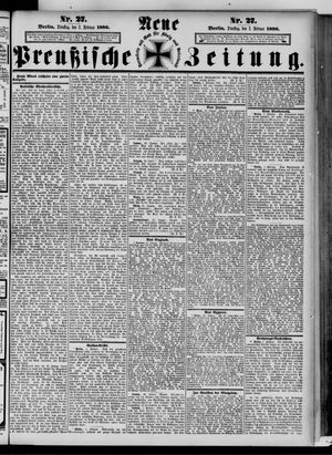 Neue preußische Zeitung vom 02.02.1886