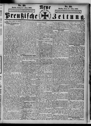 Neue preußische Zeitung on Feb 7, 1886