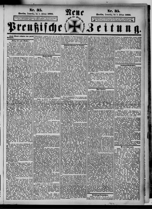 Neue preußische Zeitung on Feb 11, 1886