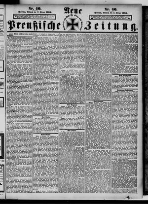 Neue preußische Zeitung on Feb 17, 1886