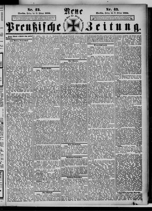 Neue preußische Zeitung vom 19.02.1886