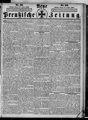 Neue preußische Zeitung vom 24.02.1886