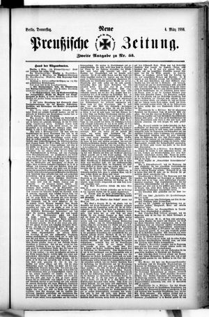 Neue preußische Zeitung vom 04.03.1886