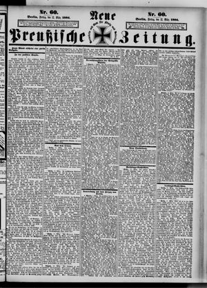 Neue preußische Zeitung vom 12.03.1886