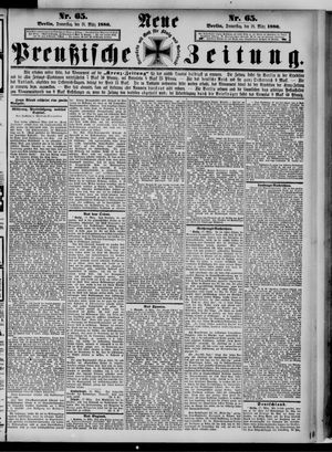 Neue preußische Zeitung vom 18.03.1886