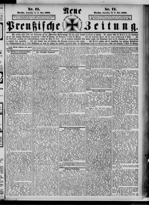 Neue preußische Zeitung vom 25.03.1886