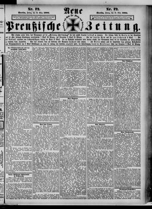 Neue preußische Zeitung vom 26.03.1886