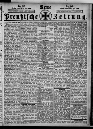 Neue preußische Zeitung vom 13.04.1886