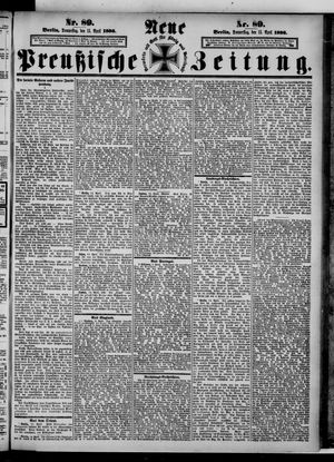 Neue preußische Zeitung vom 15.04.1886