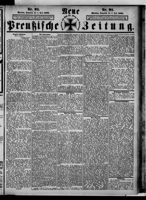 Neue preußische Zeitung vom 17.04.1886
