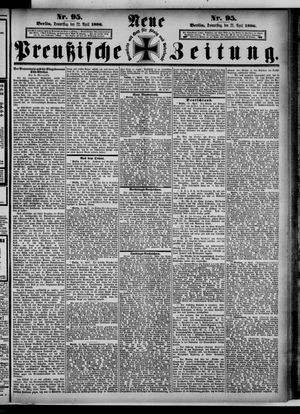 Neue preußische Zeitung vom 22.04.1886