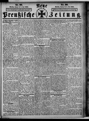 Neue preußische Zeitung vom 25.04.1886