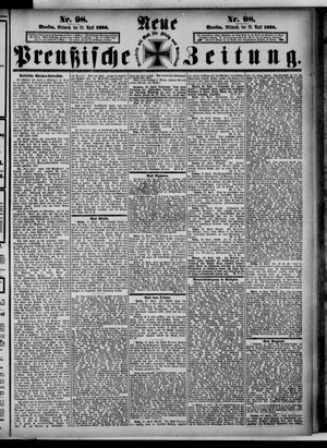 Neue preußische Zeitung vom 28.04.1886
