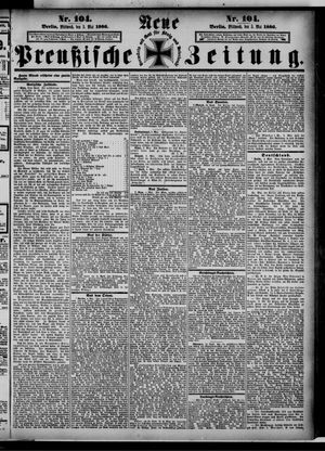 Neue preußische Zeitung vom 05.05.1886