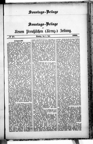 Neue preußische Zeitung vom 04.07.1886