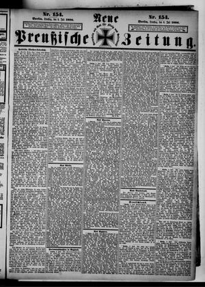 Neue preußische Zeitung vom 06.07.1886