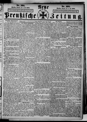 Neue preußische Zeitung vom 14.07.1886