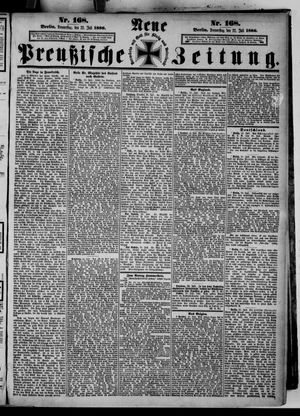 Neue preußische Zeitung vom 22.07.1886