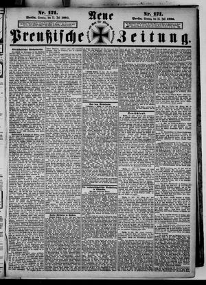Neue preußische Zeitung vom 25.07.1886