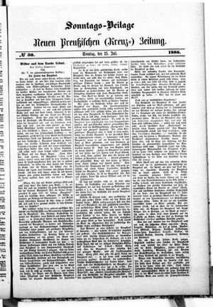 Neue preußische Zeitung vom 25.07.1886