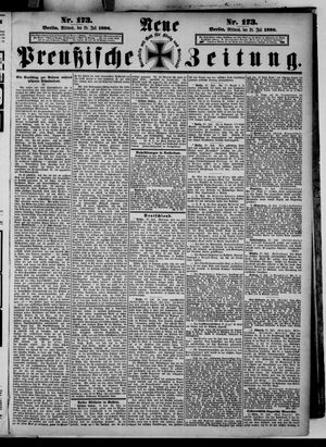 Neue preußische Zeitung vom 28.07.1886