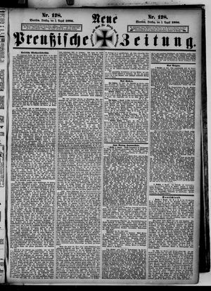 Neue preußische Zeitung vom 03.08.1886