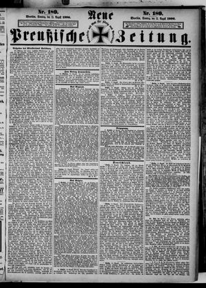 Neue preußische Zeitung vom 15.08.1886