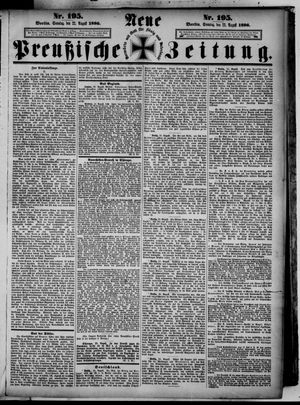 Neue preußische Zeitung vom 22.08.1886