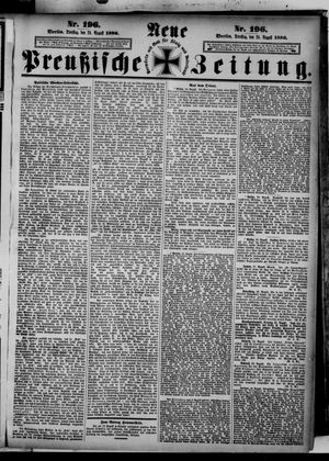 Neue preußische Zeitung vom 24.08.1886