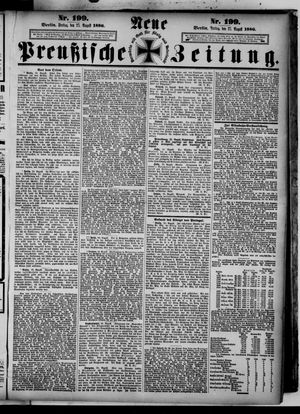 Neue preußische Zeitung vom 27.08.1886