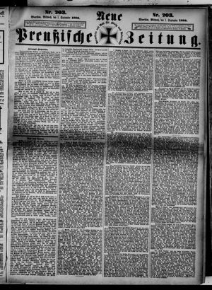 Neue preußische Zeitung on Sep 1, 1886