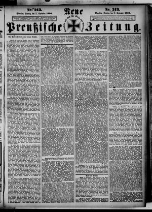 Neue preußische Zeitung vom 12.09.1886