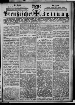 Neue preußische Zeitung vom 16.09.1886