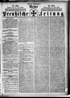 Neue preußische Zeitung vom 01.12.1886