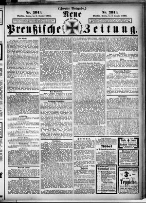 Neue preußische Zeitung vom 12.12.1886