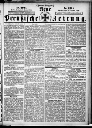 Neue preußische Zeitung vom 14.12.1886