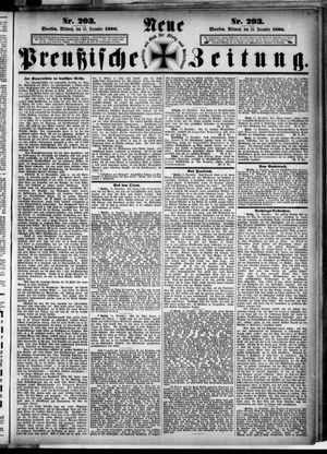 Neue preußische Zeitung vom 15.12.1886