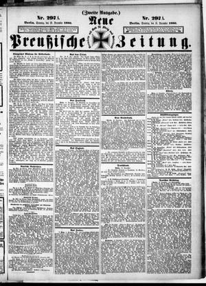 Neue preußische Zeitung vom 19.12.1886