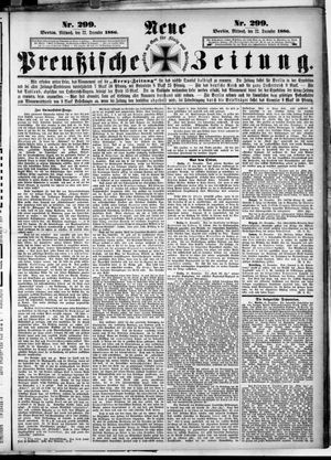 Neue preußische Zeitung vom 22.12.1886