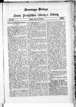Neue preußische Zeitung on Dec 26, 1886