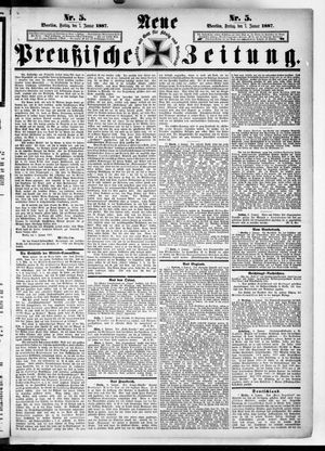 Neue preußische Zeitung vom 07.01.1887