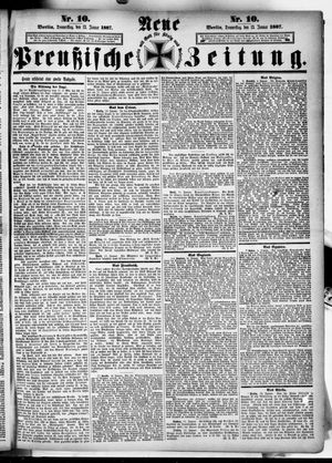 Neue preußische Zeitung vom 13.01.1887