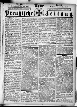 Neue preußische Zeitung vom 15.01.1887
