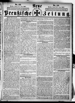 Neue preußische Zeitung vom 18.01.1887