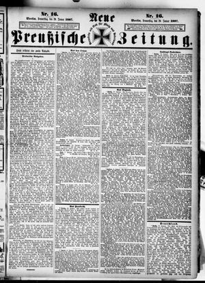 Neue preußische Zeitung vom 20.01.1887
