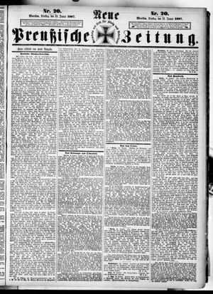 Neue preußische Zeitung vom 25.01.1887
