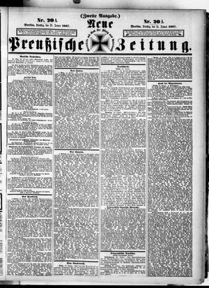 Neue preußische Zeitung vom 25.01.1887