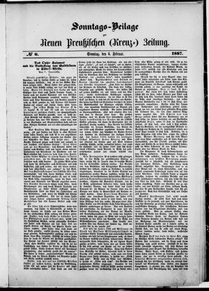 Neue preußische Zeitung on Feb 6, 1887