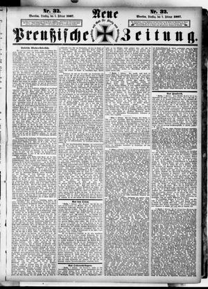 Neue preußische Zeitung on Feb 8, 1887